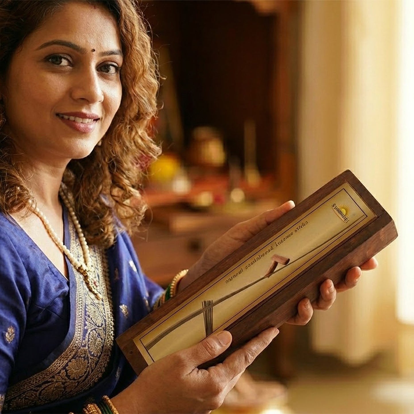 Sandalwood Incense Sticks (Wooden Box)
