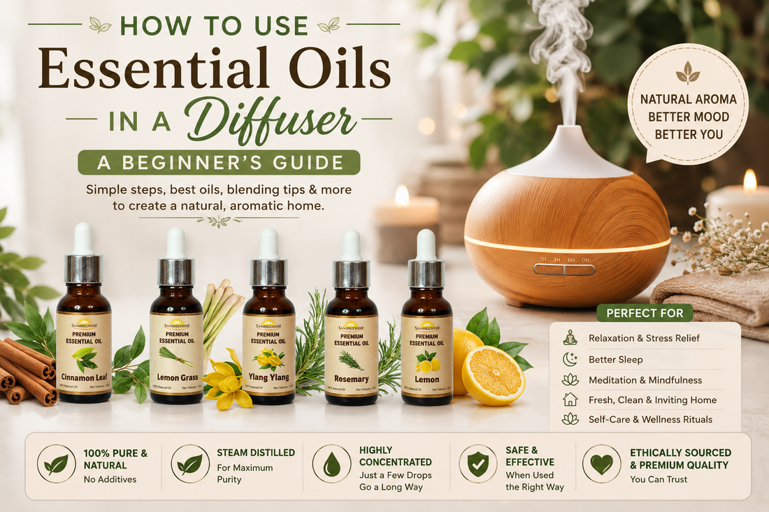 How to Use Essential Oils in a Diffuser: A Beginner's Guide