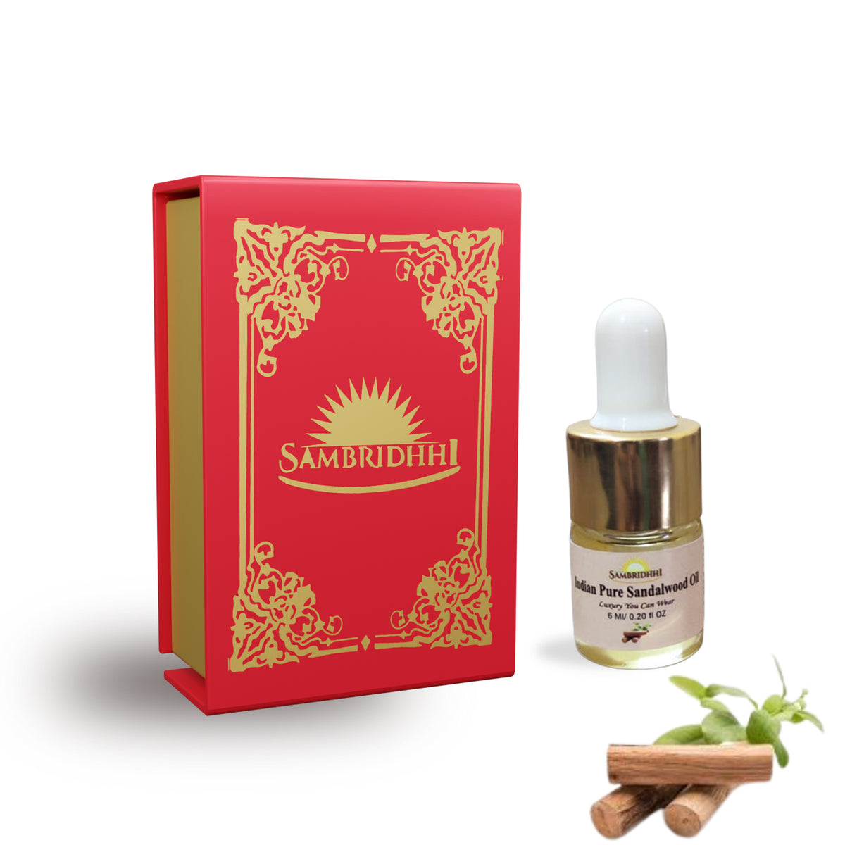 Pure Sandalwood Oil (100% Natural & Ayurvedic Grade)