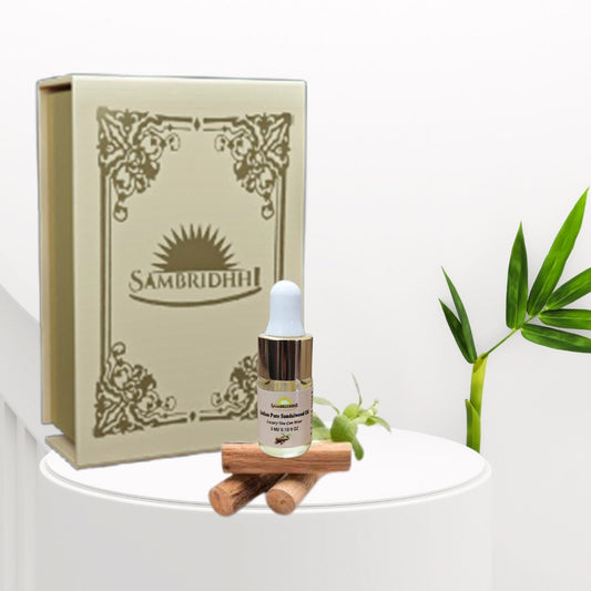 Pure Sandalwood Oil (100% Natural & Ayurvedic Grade)