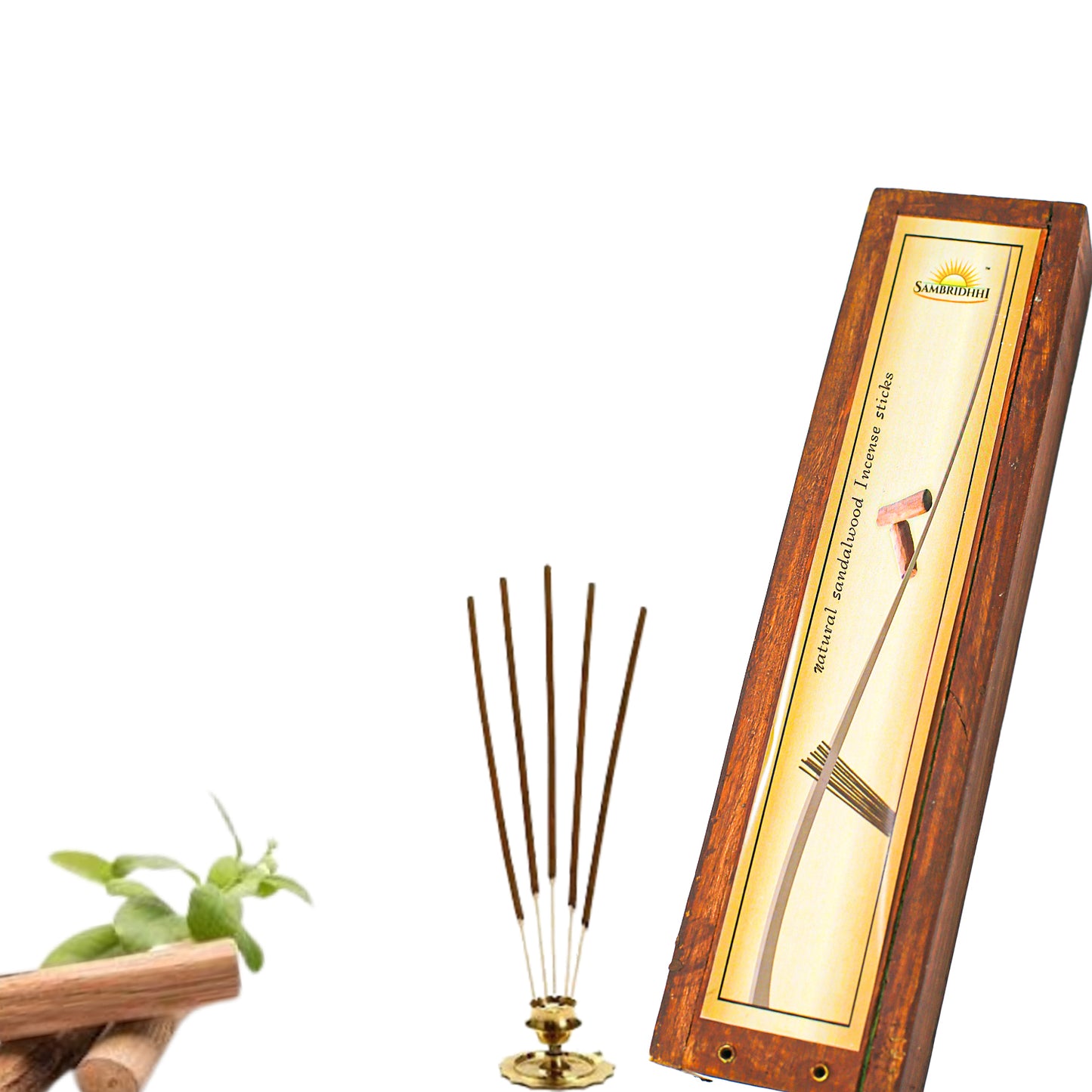 Sandalwood Incense Sticks (Wooden Box)