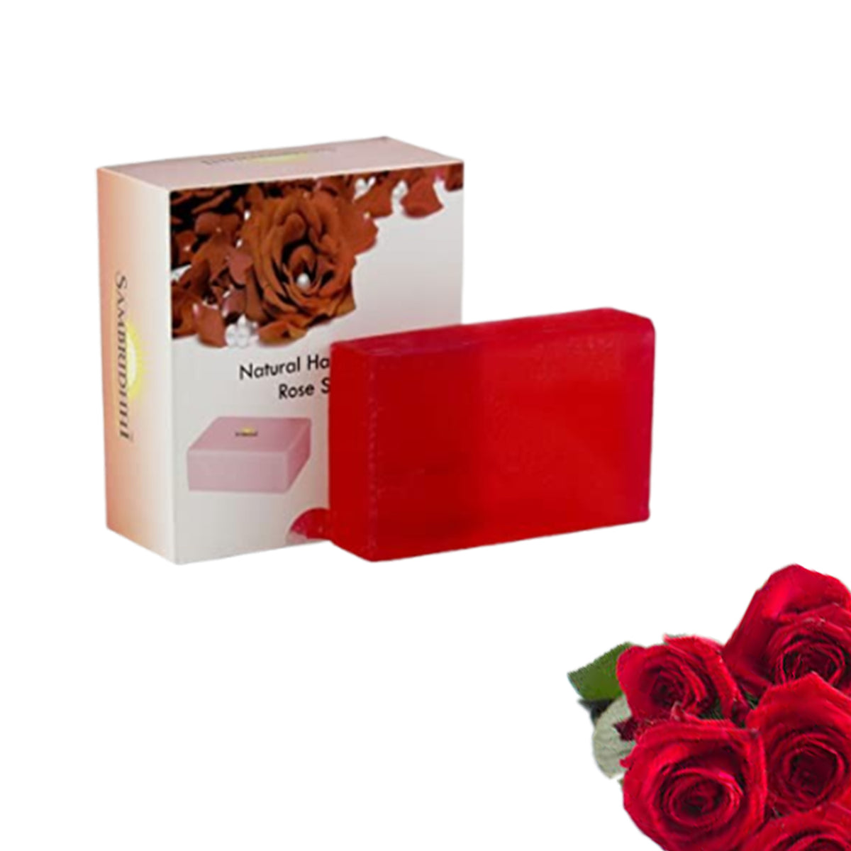 Natural Handcrafted Rose Soap Bar