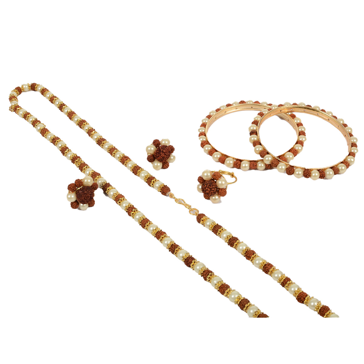 Rudraksha Jewellery Set