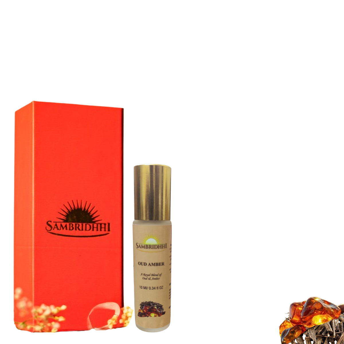 Oud Amber Attar - alcohol-free long-lasting attar perfume oil, view 5