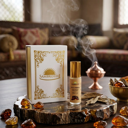Oud Amber Attar - alcohol-free long-lasting attar perfume oil, view 2