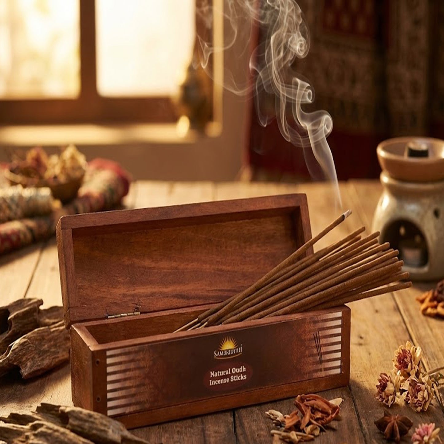 Oud Incense Sticks (Wooden Box)