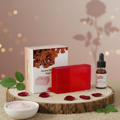 Natural Handcrafted Rose Soap Bar
