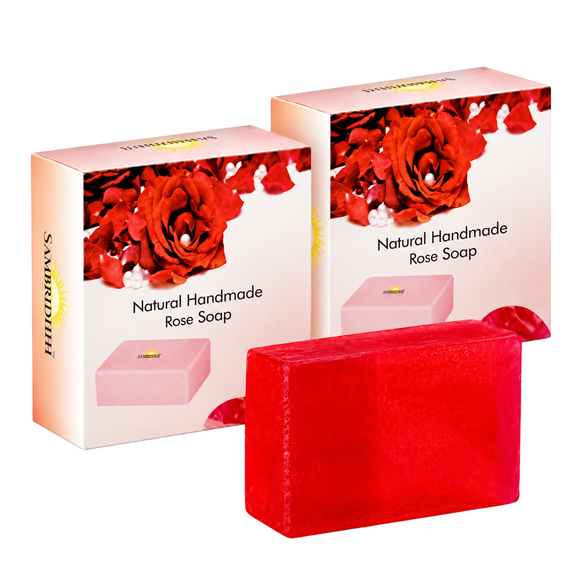 Natural Handcrafted Rose Soap Bar