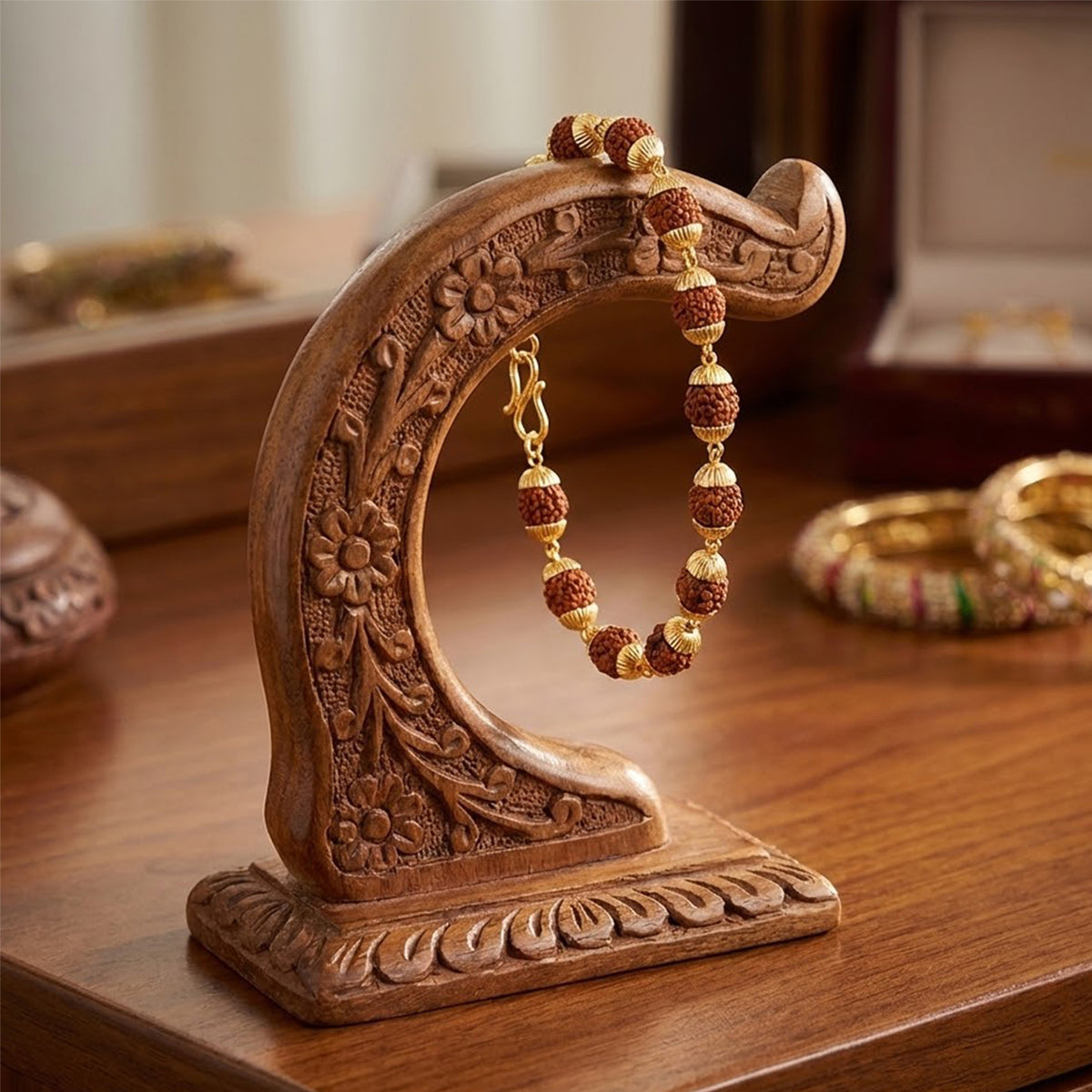 Rudraksha Bead Bracelet for Men & Women