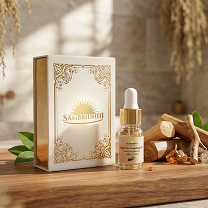 Pure Sandalwood Oil (100% Natural & Ayurvedic Grade)