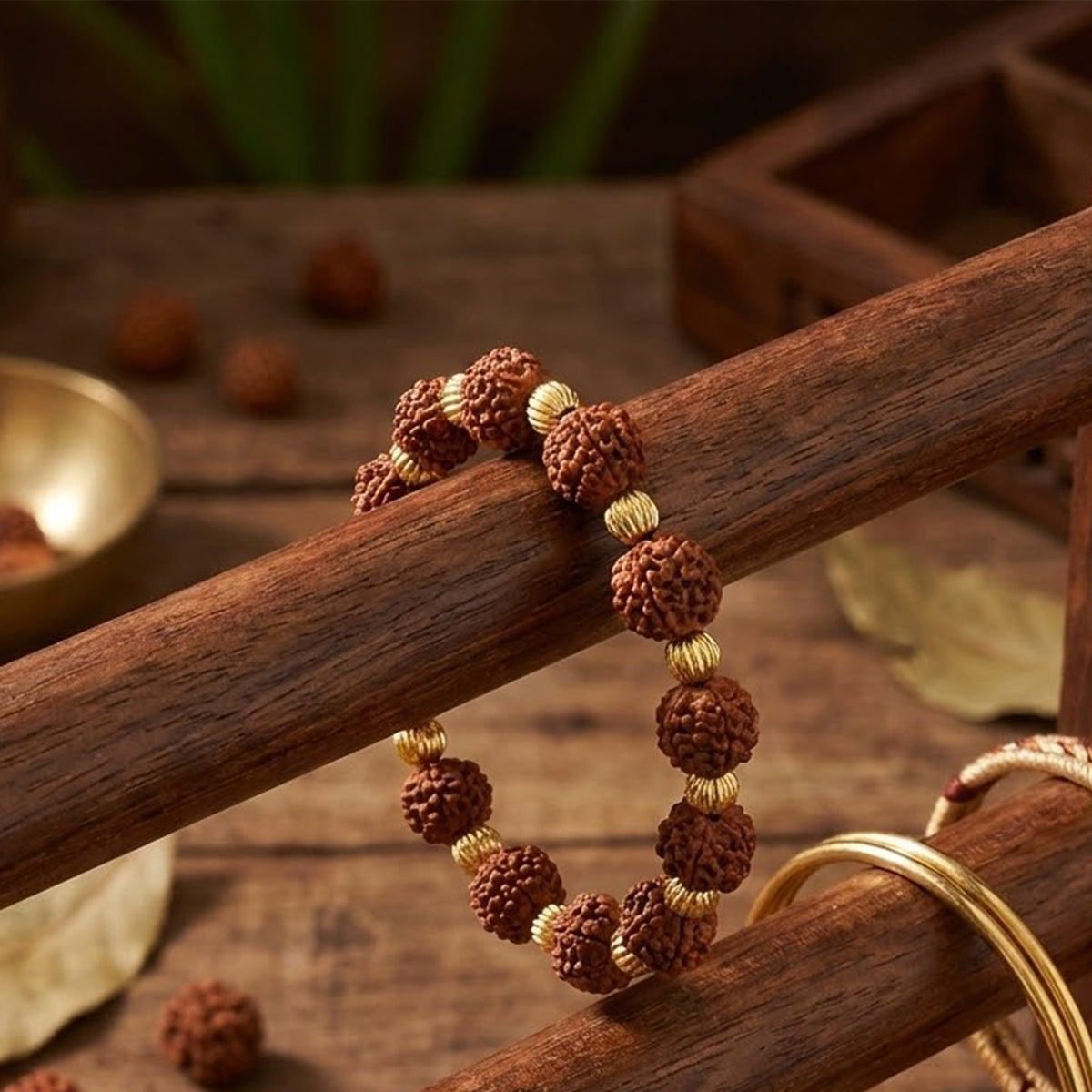 Rudraksha Bead Bracelet for Men & Women