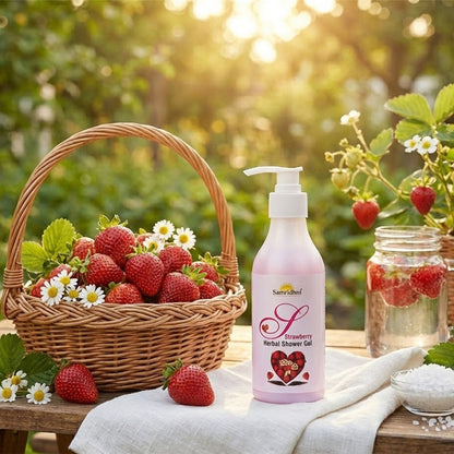Strawberry Herbal Shower Gel