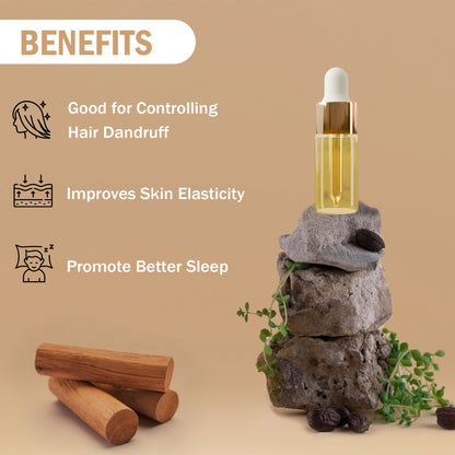 Pure Sandalwood Oil (100% Natural & Ayurvedic Grade)