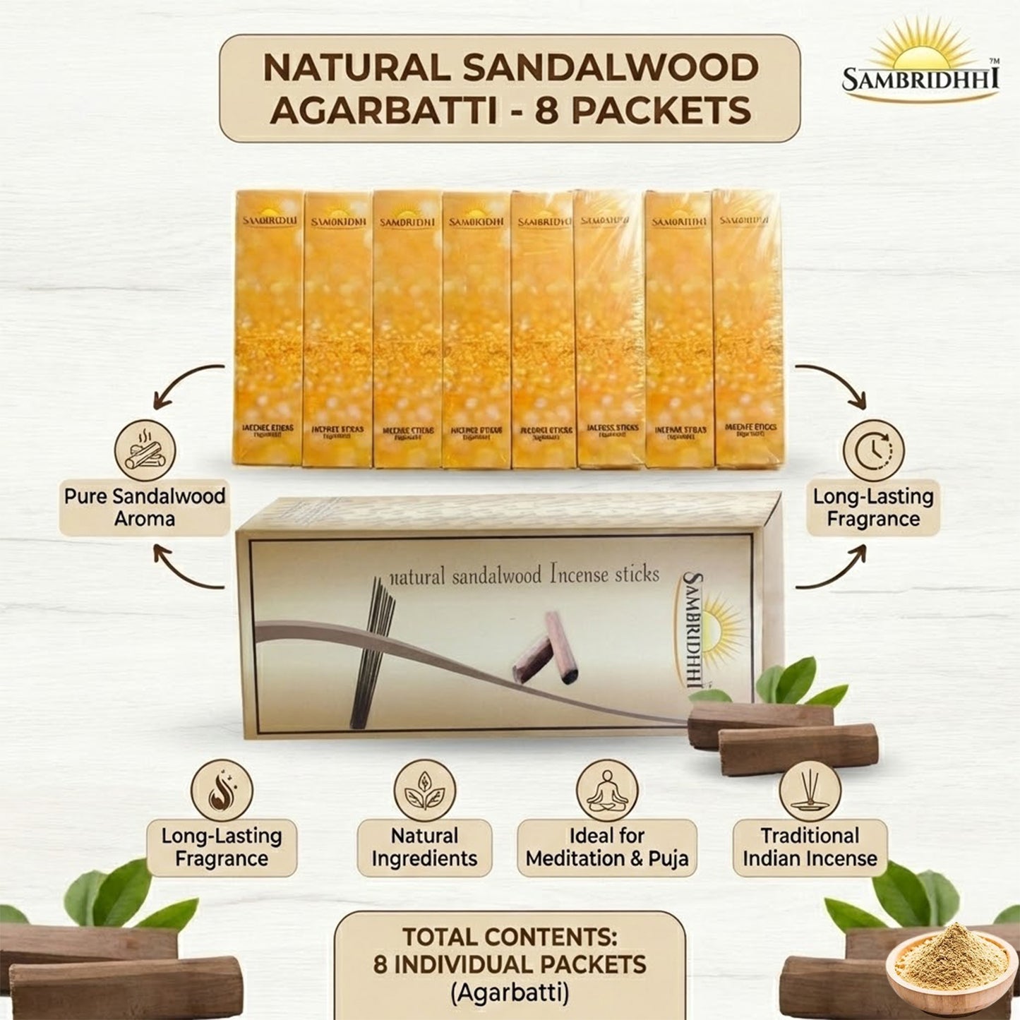 Sandalwood Incense Sticks