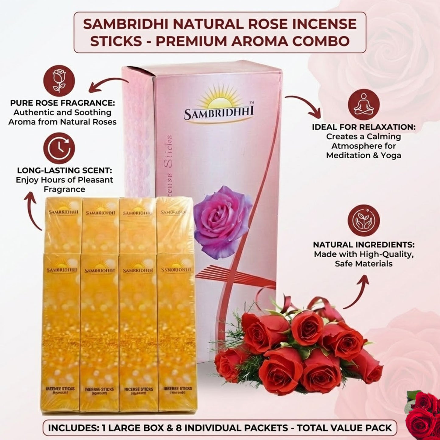 Rose Incense Sticks