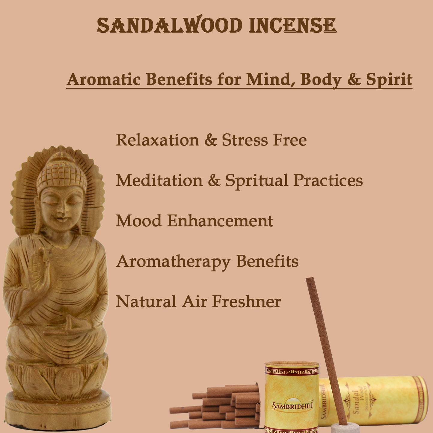 Sandalwood Bambooless Incense