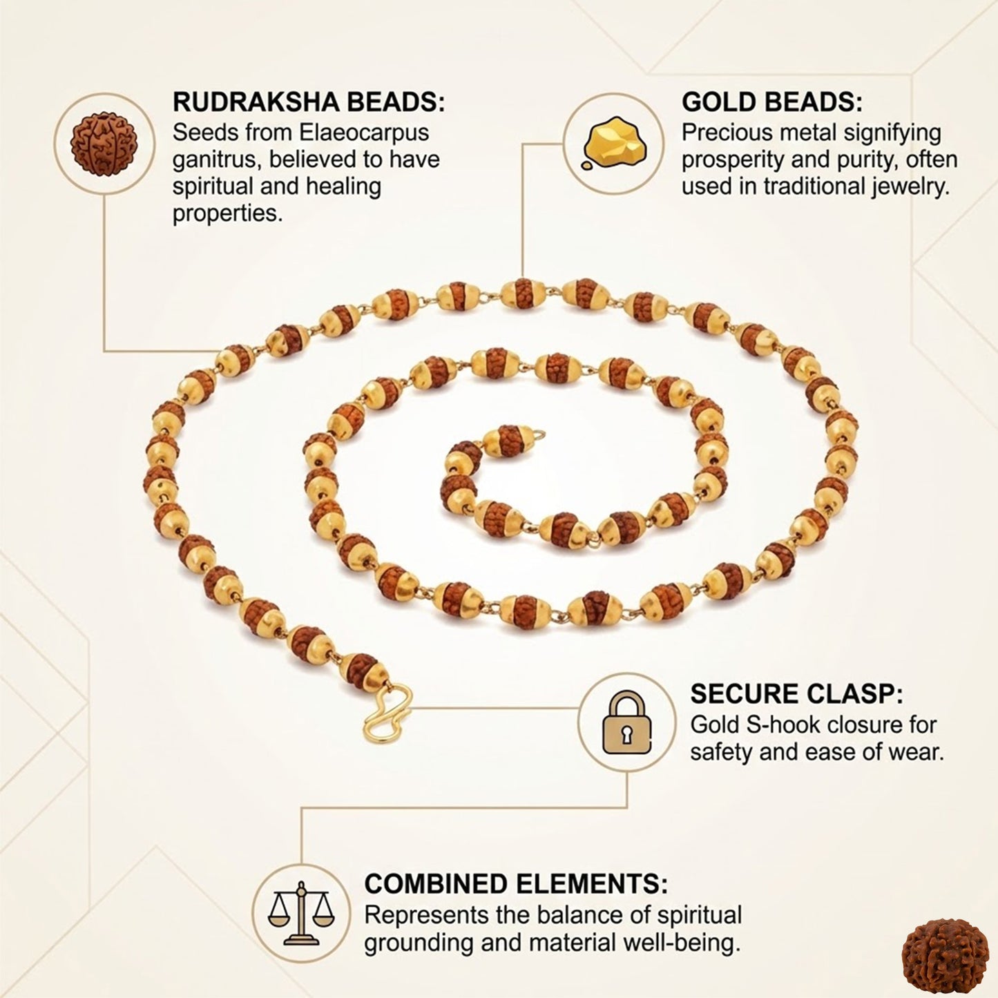 Rudraksha Chain