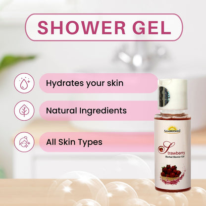Strawberry Herbal Shower Gel