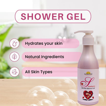 Strawberry Herbal Shower Gel