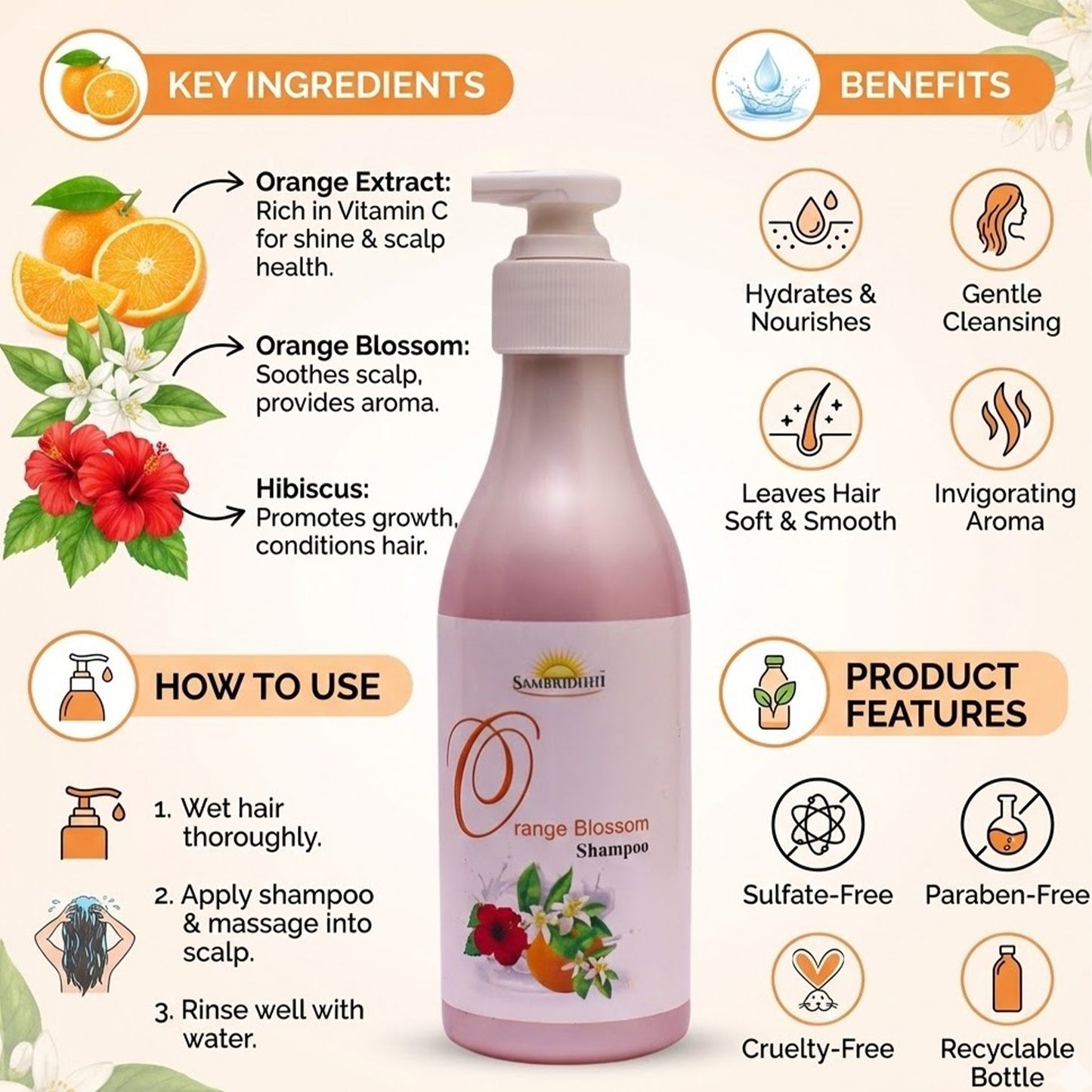 Orange Blossom Shampoo