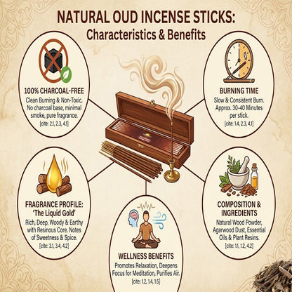 Oud Incense Sticks (Wooden Box)