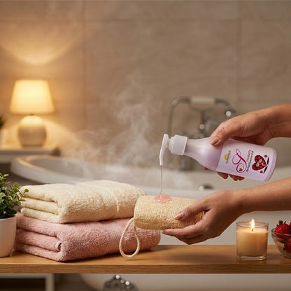 Strawberry Herbal Shower Gel