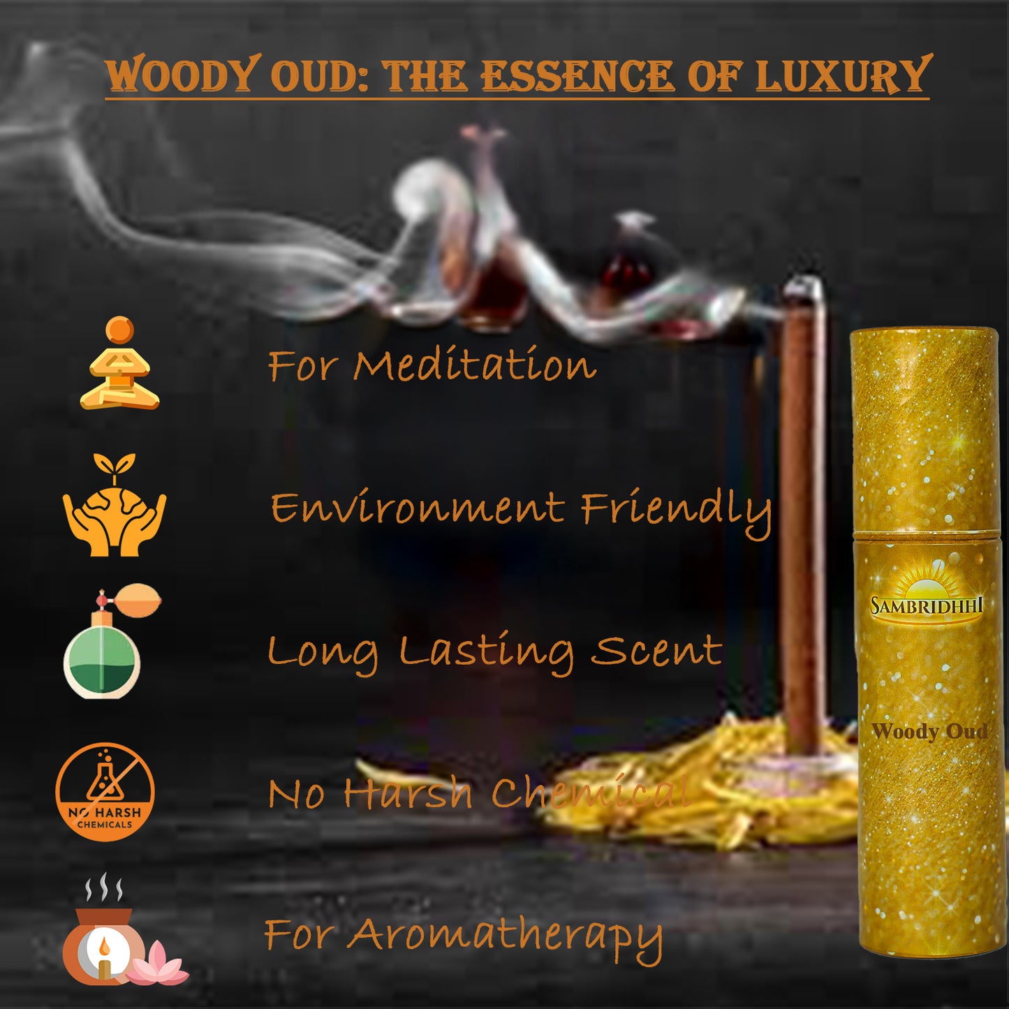 Woody Oud Bambooless Incense