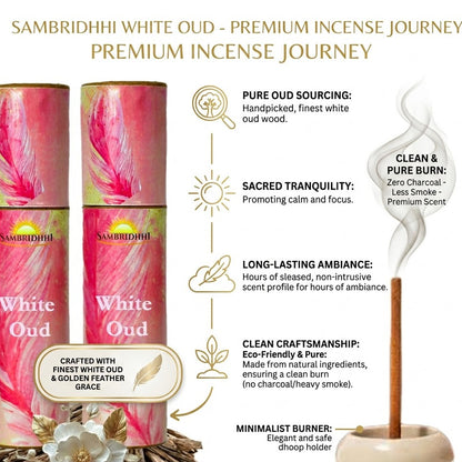 White Oud Bambooless Incense