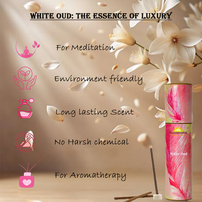 White Oud Bambooless Incense