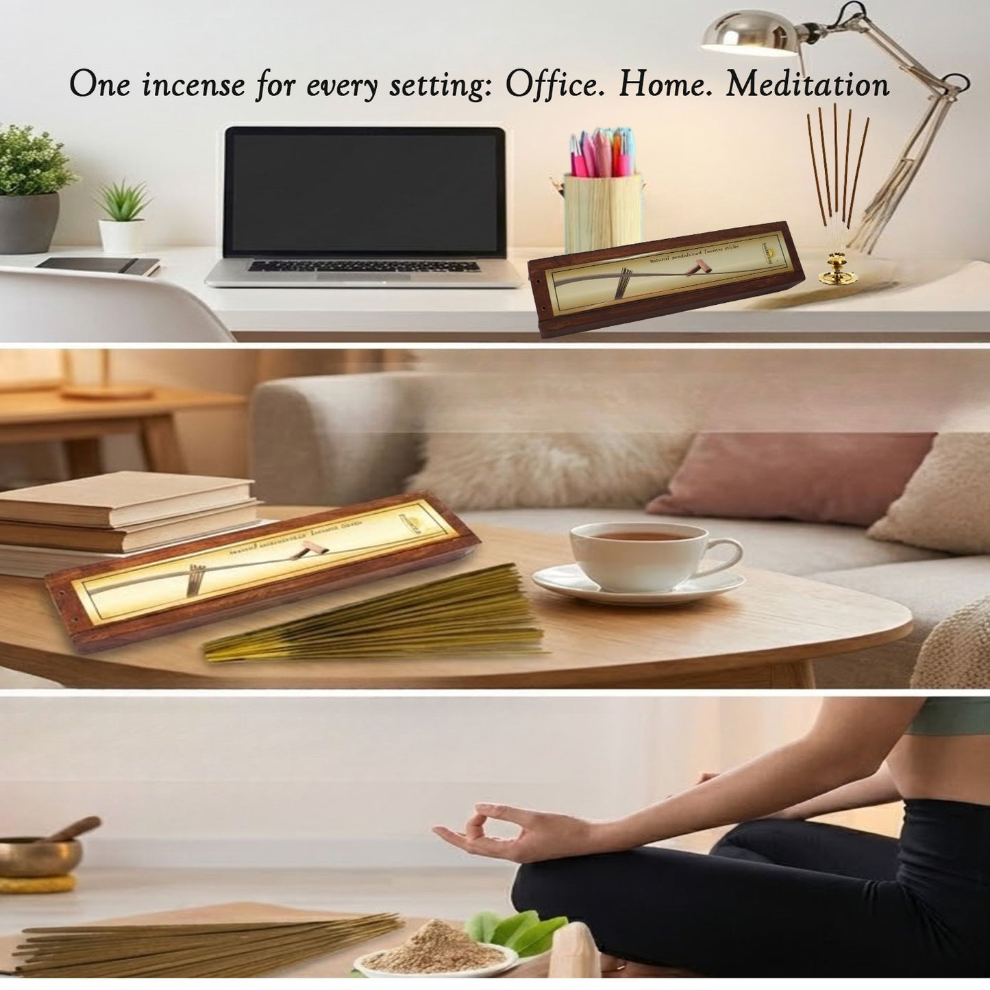 Sandalwood Incense Sticks (Wooden Box)