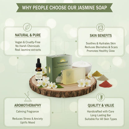Handmade Jasmine Bath Soap