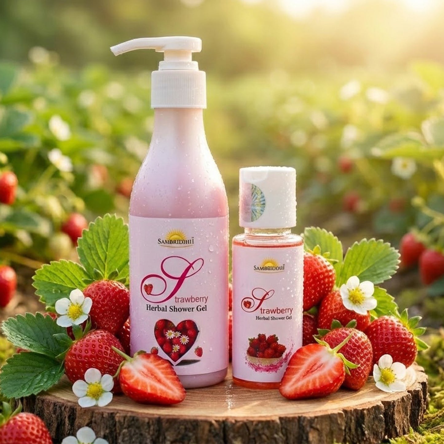 Strawberry Herbal Shower Gel