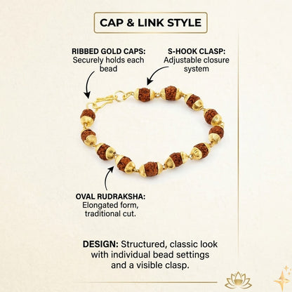 Rudraksha Bead Bracelet for Men & Women