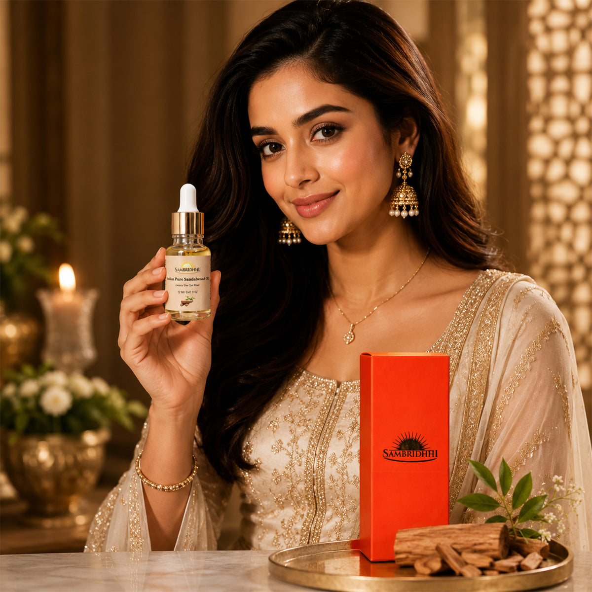 Pure Sandalwood Oil (100% Natural & Ayurvedic Grade)