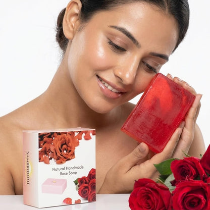 Natural Handcrafted Rose Soap Bar