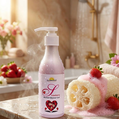 Strawberry Herbal Shower Gel