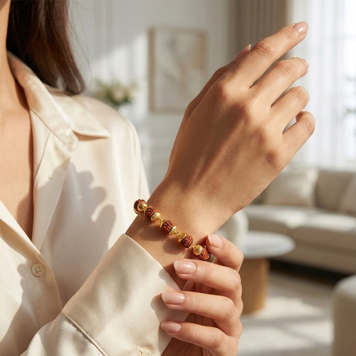 Rudraksha Bead Bracelet for Men & Women