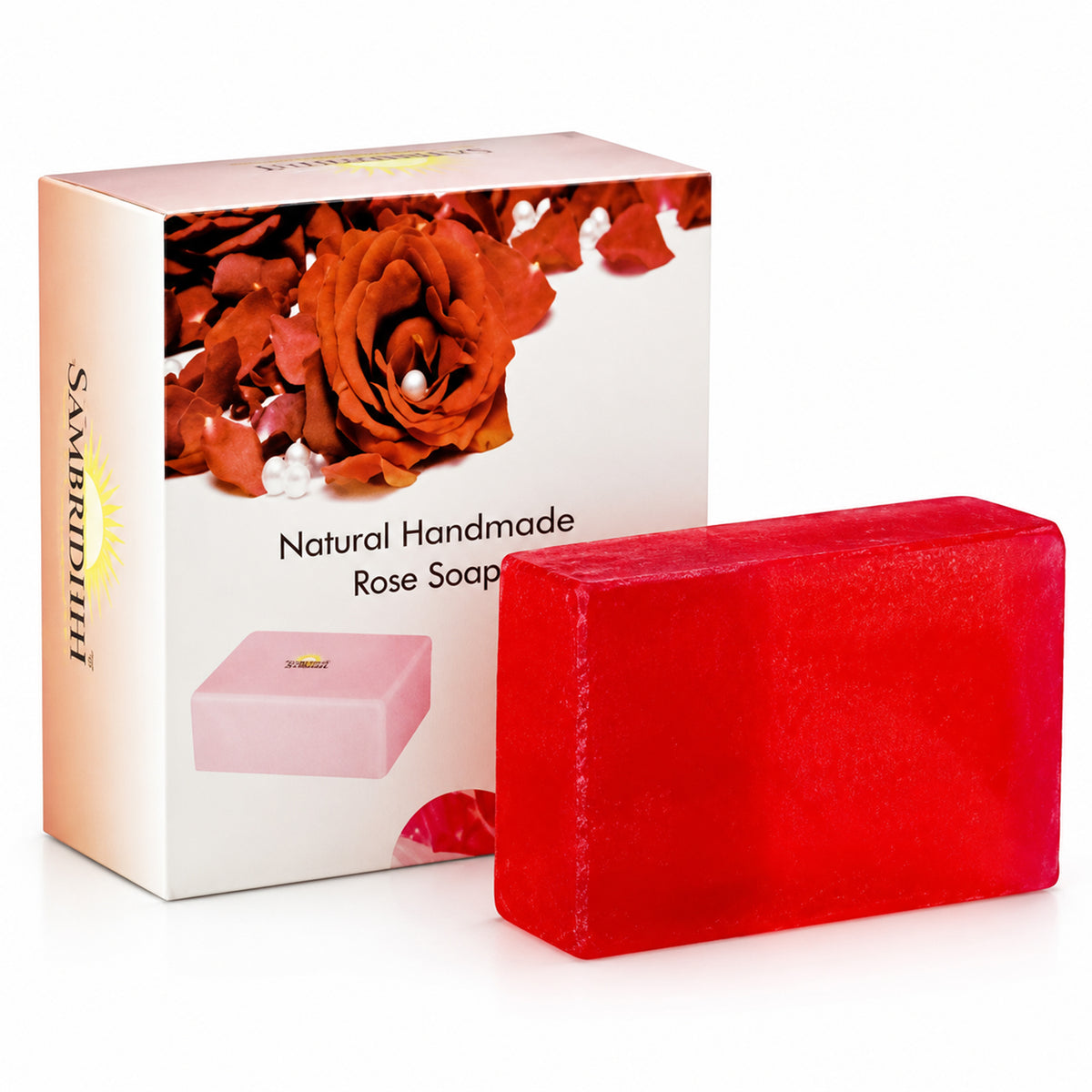 Natural Handcrafted Rose Soap Bar