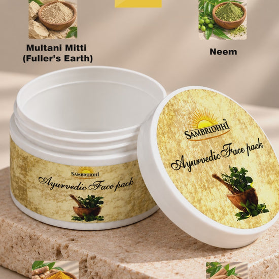 Ayurvedic Face Pack - natural Ayurvedic face pack for glowing skin, view 3