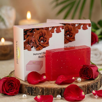 Natural Handcrafted Rose Soap Bar